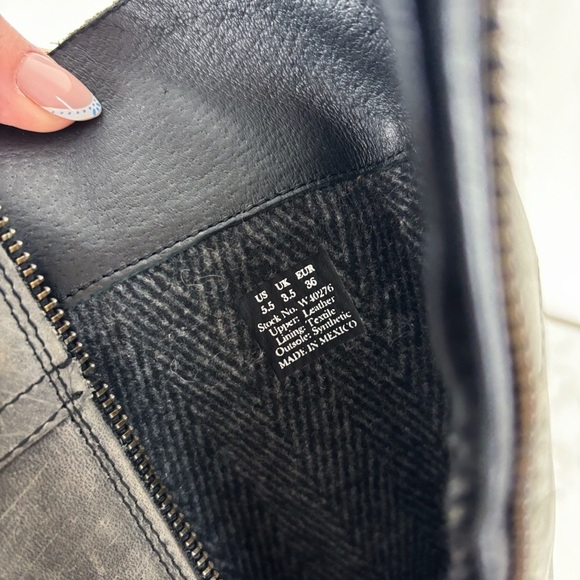 Wolverine Women’s Margo Gray Leather Riding Boots Sz 5.5 - Picture 8 of 11